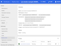 Dashboard Replicaset